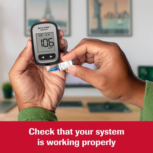 Accu-Chek Guide Diabetes Control Solution for Diabetic Blood Glucose Monitoring (Level 1 & 2 for Guide and Guide Me Test Meters)