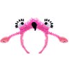 Generic Funny Headband Flamingo Hair Band Antenna Elastic Wings Headbands Alien Animal Eyes Costume Accessory For Women Kids Pink (Animal Print C), standerd