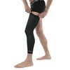 Copper Compression Leg Compression Sleeve - Copper Infused Knee Stabilizer Brace for Running, Meniscus Tear, ACL, MCL, Arthritis, Joint Pain Relief - Thigh & Calf Support for Men & Women - Black - S