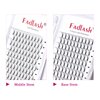 Premade Fans Eyelash Extensions 3D 5D 8D 0.07 0.10 Volume Lash Extensions C D Curl Premade Lash Fans Pro Ponit Middle Stem Volume Eyelashes (8D-0.07-C, 14mm)