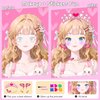 iGetooy Arts and Crafts for Kids, Pretty Pretty Princess Game, Princess Toys Dress Up Games, Diamond Painting Kits for Kids, Play Makeup Set for Kids 3-5, Gifts for 4 5 6 7 8 9 Year Old Girls