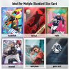 600PCS Card Sleeves for Collectable Gaming Cards, Matte Card Protectors Sleeves for Baseball Cards, Game Cards and Trading Cards (6 Colors)