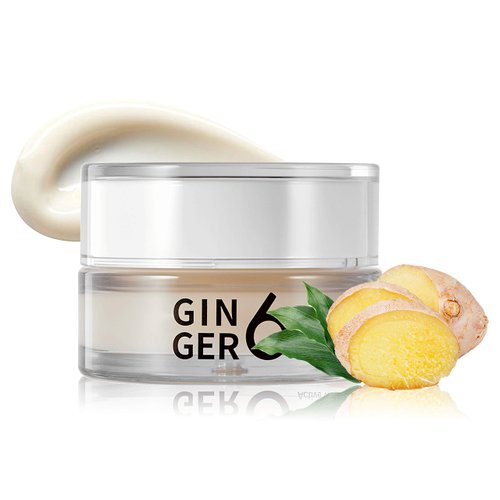 GINGER6 Active Water Cream 1.69 fl.oz. - Anti-Aging and Hydrating Facial Gel Moisturizer with Peptides, Hyaluronic Acid and Ginger Extract, Bouncy Lightweight Gel Formula, Natural Ingredients