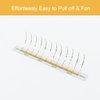 HAICHER Holographic Lash Tinsel, Colored Lash Extensions CC Curl 9-18mm Mixed Lash Trays (Gold, Spike)