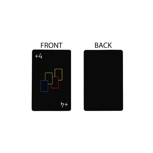 The Minimalist Card Company MINIMALISTA Playing Cards from Color Stack Game with 108 Cards Per Deck Matte Cards with a Plain Black Back Side | Completely Minimal Design