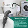 MEANHDAG Adjustable Washing Machine Washer Drain Hose Holder Hook, Laundry Tub Hose Guide Clip, Universal Utility Sink Hose Clamp, 304 Stainless Steel