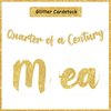 25th Birthday Banner Quarter of a Century Banner Gold Funny 25th Birthday Decorations Party Supplies for Women Men