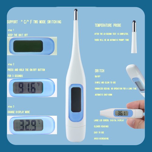 VZAYQUPXY Baby Grooming Kit, Baby Essentials for Newborns, Portable Baby Care Kit, Contains Baby Nail Clippers, Baby Comb, Baby Brush, Baby Ear Wax Removal Tool and More (10 in 1) (Blue)