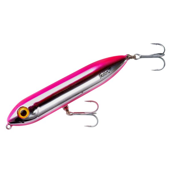 Heddon Saltwater Super Spook Fishing Lure Junior, Chrome/Pink