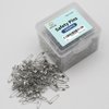 1000Pcs Safety Pins Assorted, 1.1 Inch Rust-Resistant Steel Wire Silver Sewing Safety Pins for Clothes, Small Safety Pins 28mm Bulk for Clothes Crafts Use