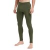 Willit Men's Active Yoga Leggings Pants Running Dance Tights with Pockets Cycling Workout Pants Quick Dry Army Green L