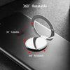 Upgraded World's Slimmest Phone Ring Holder, Tomorotec Ultra Thin Cell Phone Ring Stand Magnetic Car Mount Hook Matte Center Compatible for iPhone X 8 7 Plus 6S 6 5s 5 SE,Galaxy S8 S7 S6 Edge(Silver)