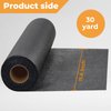 PLANTIONAL Light Weight Black Iron-On Non-Woven Fusible Interfacing: 11.6" x 30yd Medium Weight Non-Woven Interfacing Iron On Polyester Single-Sided Interfacing for DIY Crafts Supplies