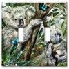 Art Plates - Koala Bear Switch Plate - Double Toggle