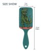 Hair Brush Paddle Comb Skateboard Dinosaur for Thick Hair & Anti Static Detangling