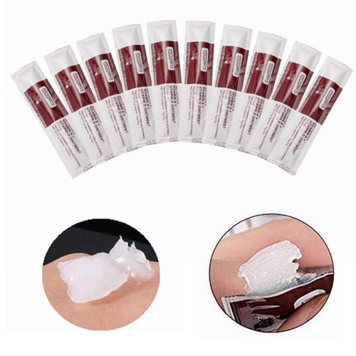 Tattoo Scar Repair Gel Ointments,Tattoo Aftercare Ointment Vitamin A & D Anti Scar Gel,Tattoo Aftercare Scar Repair Cream For Body Art Permanent Makeup Tattoo Supplies (50pcs)