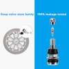 5pcs TR416 Tire Valve Stems - Outer Mount Metal Valve Stem High-Pressure Metal Clamp-in Valves for 0.453" and 0.625" Rim Hole