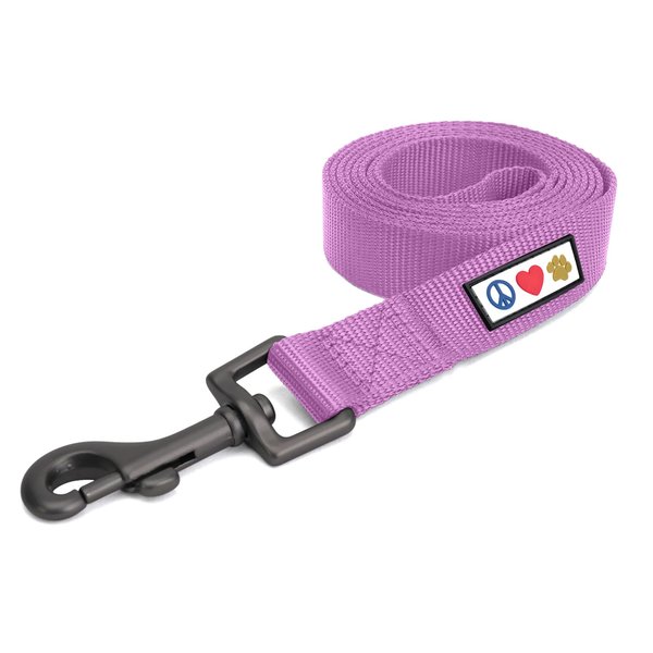 Pawtitas 6 FT Solid Color Leash for Puppy Leash Dog Leash Comfortable Handle Dog Training Leash 6 ft Dog Leash Extra Small Dog Leash/Small Dog Leash Orchid Dog Leash