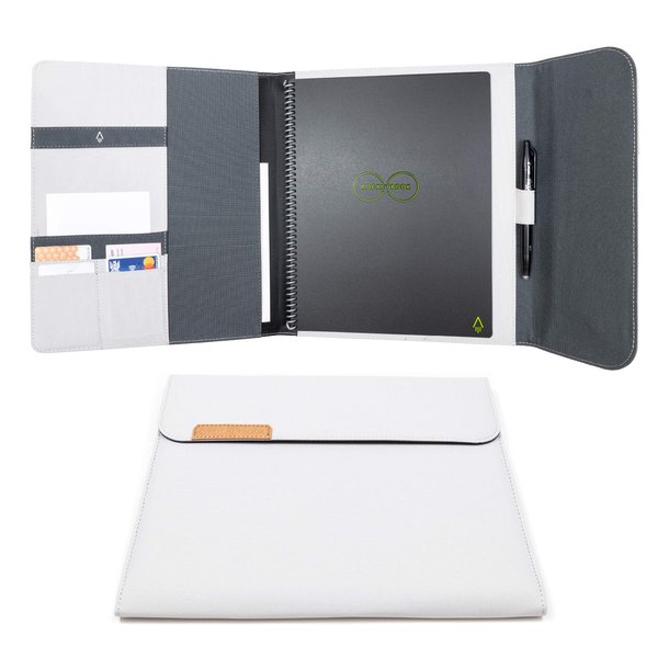 Rocketbook Capsule 2.0 Folio Cover for Core, Panda and Fusion - 100% Recyclable, with Pen Holder, Magnetic Clasp & Inner Storage - Letter Size - 8.5" x 11"