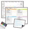 Magnetic Dry Erase Chore Chart and Calendar Bundle for Fridge - Chore Chart for Multiple Kids,Monthly Calendar,One Bonus to-do Whiteboard and 6 Extra Fine Tips Markers Included!