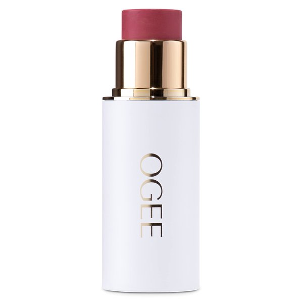 Ogee Sculpted Face Stick (ROSE QUARTZ - ROSE BLUSH) Certified Organic Blush Stick - Multi-Use Cream Blush Stick for Cheeks, Lips & Face