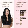 GOO GOO Clip in Hair Extensions Real Human Hair, 20inch 150g 9Pcs, 1 Jet black, Remy Human Hair Extensions Clip ins for Women, Natural Human Hair