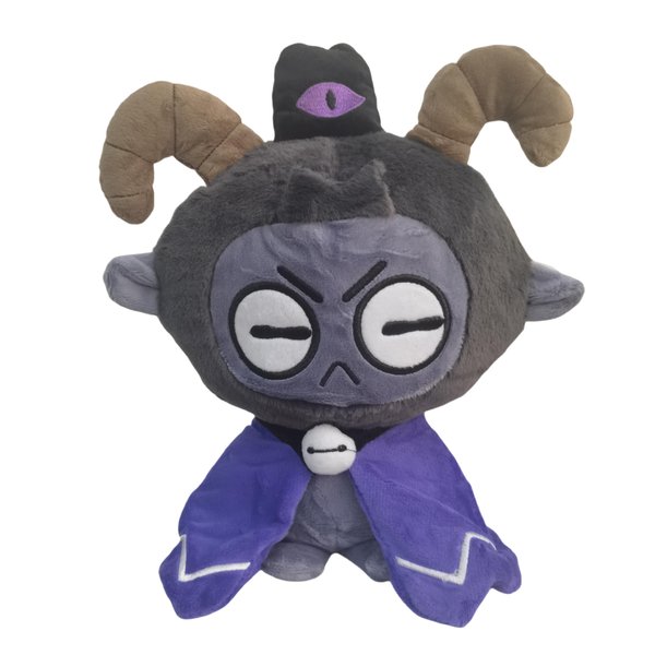 Cult of The Lamb Plush 7.8" Games Plushies Toy for Boys Girls Soft Stuffed Animal Pillow Doll Gift for Fans Kids (Grey)