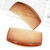 6 Packs French Twist Comb, SourceTon Plastic Side Hair Combs with 29 Teeth Hair Comb Hair Clip Combs for Fine Hair Accessory for Women- Coffee Color