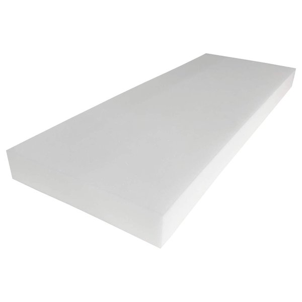 FOAMMA 0.5" x 24" x 72" Medium Density Upholstery Foam Cushion,Seat Replacement, Upholstery Sheet, Foam Padding Made in USA!!!
