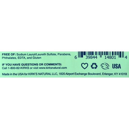 Kirk's Original Coco Castile Bar Soap Soothing Aloe Vera 4 Ounces (1 Pack)