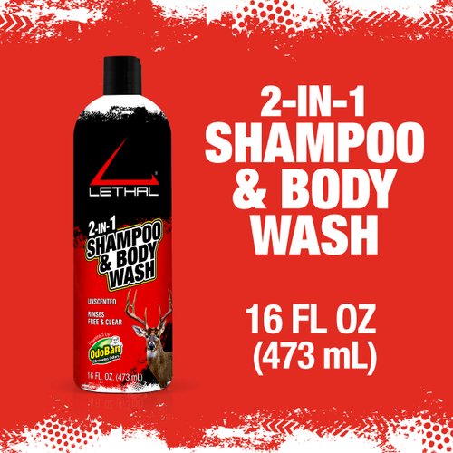 Lethal ProHunting Shampoo and Body Wash, 16-Ounce