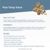Moen 2580 Posi-Temp Brass Pressure Balancing Shower Valve, 1/2-Inch Crimp Ring PEX Connection