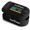 Zacurate 500C Elite Fingertip Pulse Oximeter Blood Oxygen Saturation Monitor with Silicon Cover, Batteries and Lanyard (Mystic Black)