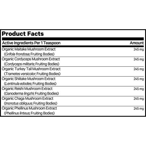 DNA PET Happy Immunity USDA Certified Organic Mushroom Complex for Dogs, Organic Cordyceps Shiitake Reishi, Vegan Mushroom Blend Powder Canine Supplement, Advanced Mushroom Mix, Non-GMO, 3.5 oz