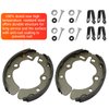 Rear Brake Shoes Springs Pins Left&Right for Kawasaki Mule 3000 3010 3020 4000 4010 KAF620 KAF950 Diesel 2001-2021