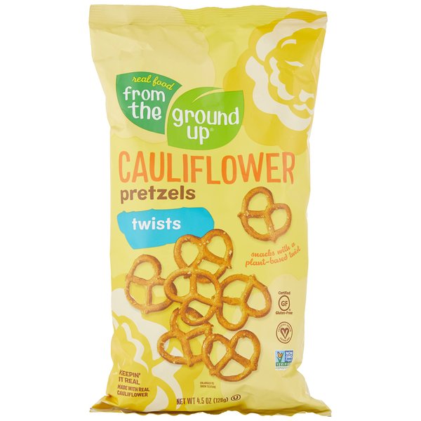 From The Ground Up, Original Cauliflower Pretzel Twists, 4.5 Ounce