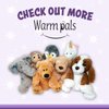 Warm Pals - Sweet Elephant - 1.5lbs - Cozy Microwavable Lavender Scented Plush Toys - Heated Stuffed Animal - Heatable Coolable Bedtime Comfort Plushie