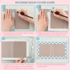 BAOFALI 1Pcs Book Cover Guide,5-in-1 Stainless Steel Metal Bookbinding Cover Tool for Making Book Cover Creating Book or Album Covers Out of Chipboard Makes Creating Covers Out of Chipboard Simple.
