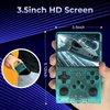 【30000 in 1】 R40S Pro Retro Handheld Game Console, Video Game Console, 3.5 inch IPS Screen, More Than 20 Emulator, 256G TF Card (Green)