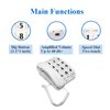 JeKaVis JF11W Big Button Phone for Elderly Amplified Corded Phones for Hearing Impaired Aid Senior Phone with Loud Handsfree Speakerphone Home Phone Landline