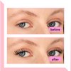 Gjinxi Half False Eyelashes with Clear Band, 6 Pairs 9 MM Natural Half Lashes Short Wispy Clear Band Lashes 3D Lash Short Cat Eye Lash DIY Eyelashes Extension at Home for Most Eye Shapes
