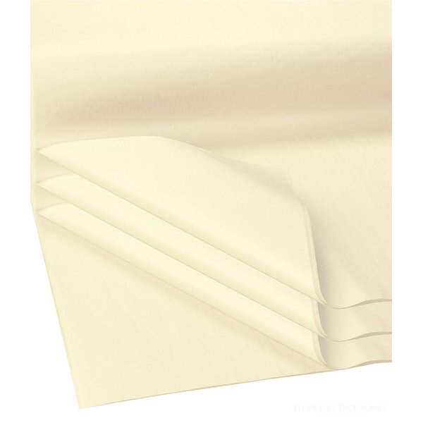 Flexicore Packaging Gift Wrap Tissue Paper | Size: 15 Inch X 20 Inch | Count: 100 Sheets (Ivory)