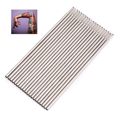 Tattoo Skin Marker Pen Cores, 20pcs / Box Skin Marking Pen Skin Surfer Stencil, Microblading Marking Pen Refill Accessory Professional Surgical Tip Skin Marker Pen Tattoo Stencil Markers Pen(Purple)