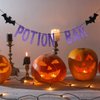 Purple Glitter Potion Bar Banner Halloween Hocus Pocus Banner, Potion Bar Halloween Decorations Potion Bar Sign Halloween Hocus Pocus Decorations Halloween Haunted Mansion Party Decorations