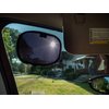 GLARE PATCH - The Miniature Static Cling car Window Sun Glare Blocker for Driver. Sun Shade for Infant and Baby car Seats, Baby Side Window, Driver Shade, Glare Visor, Driver Safety. Pack of 2