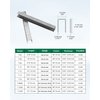 meite 22G71S38 22 Gauge 71 Series 3/8" Crown Wide 3/8" Leg Length Galvanized Staples for Upholstery Stapler 10,020 PCS/Box (1 Box)