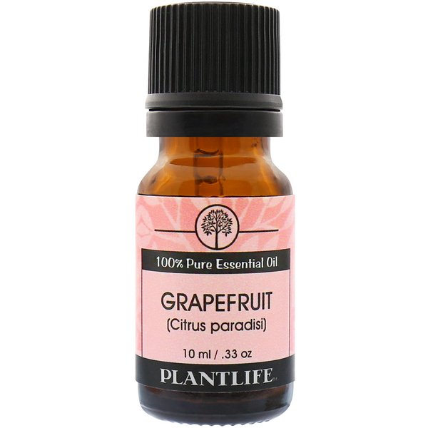 Plantlife Grapefruit Aromatherapy Essential Oil - Straight from The Plant 100% Pure Therapeutic Grade - No Additives or Fillers - 10 ml
