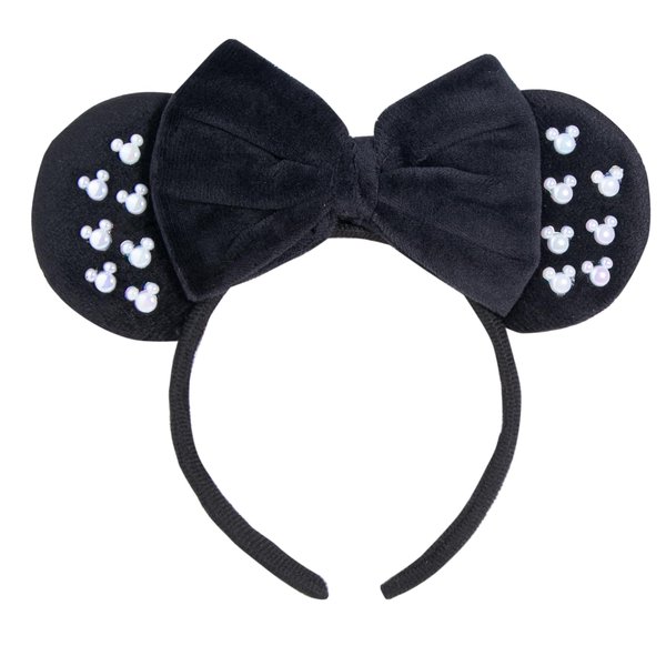 CHuangQi Mouse Ears Headband with Bow Hairband for Mouse Themed Birthday Party Cosplay Decoration (XC68)