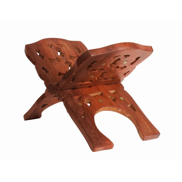 Artisans Of India Beautifully Hand Carved Quaran Holy Bible Display Holder/Book Stand