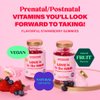 Bloom Robbins Hair Gummy Prenatal Vitamins for Women Pregnancy with Vitamin B6 - Pre Natal Multivitamin - 60 Prenatal Gummies - Hair Gummies for Women with Folic Acid (3Pack)